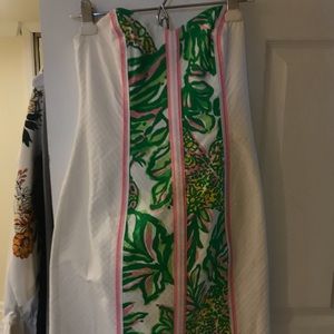 Strapless Lilly Pulitzer dress